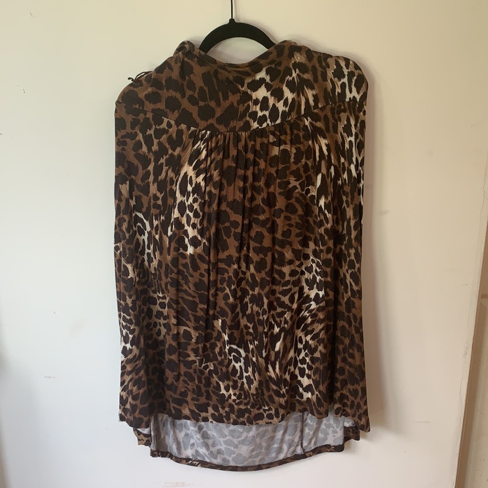 Lane Bryant Strapless Leopard Print Dress Size 18/20 - Picture 3 of 3